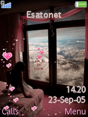 Fall In Love W830 theme