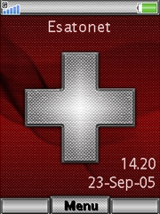 White Cross theme for Sony Ericsson W595