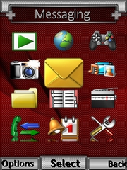 White Cross theme for Sony Ericsson W595