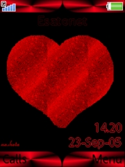 Red Love S500 theme