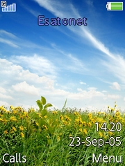 Nature Beauty theme for Sony Ericsson W580 / W580i