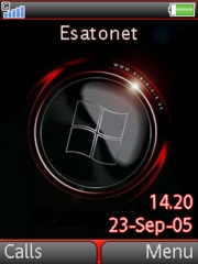 Black xp K800 / K800i theme