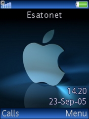 Apple blue K810 theme