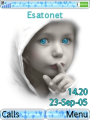 Litlle angel K810 theme