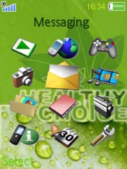 Healthy Choice theme for Sony Ericsson W880