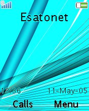 Blue Streaks K550  theme