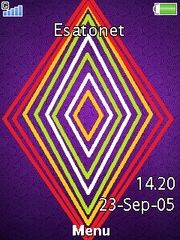 Stripey theme for Sony Ericsson G705