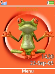 Frog theme for Sony Ericsson W980