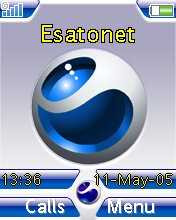 SonyEriccson Blue K550  theme