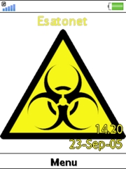 Biohazard theme for Sony Ericsson W595