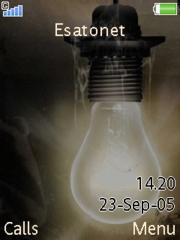 Light bulb theme for Sony Ericsson K800