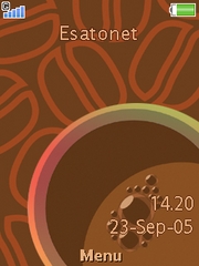 Coffee theme for Sony Ericsson zylo