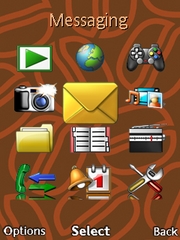 Coffee theme for Sony Ericsson zylo