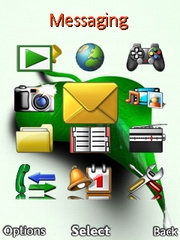 Memo leaf theme for Sony Ericsson zylo