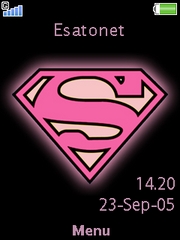 Supergirl theme for Sony Ericsson G705