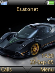 Pagani zonda K800 / K800i theme