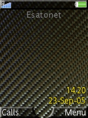 Carbon Fibre K800 / K800i theme