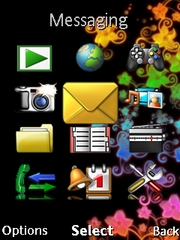 Colour Flowers W995  theme
