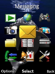 Dolphin theme for Sony Ericsson zylo