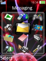 Plasmalamp theme for Sony Ericsson S500 / S500i