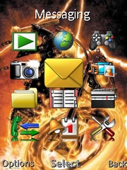 Ghost Rider W705  theme