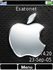 Silver Apple W995  theme