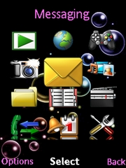 Bursting Bubbles W705  theme