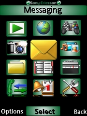 Sony Ericsson Green theme for Sony Ericsson W705