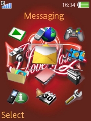 LOVE theme for Sony Ericsson K800
