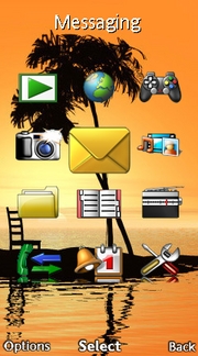 Sunset Beach theme for Sony Ericsson Aino