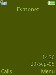 Lime Clock K770  theme