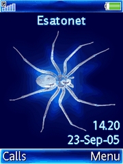 Blue Spider W830 theme
