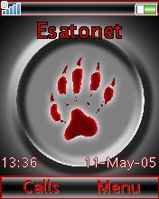 Clawprint K610  theme