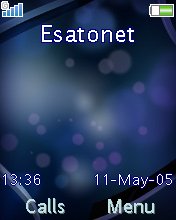 Black and Blue K610  theme
