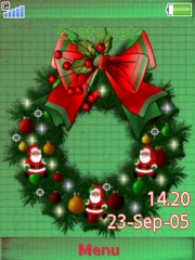 December theme for Sony Ericsson W980