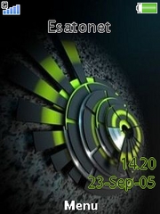 Black and Green W995  theme