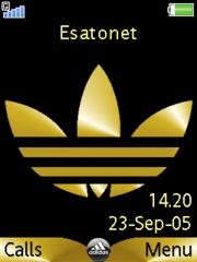 Gold Adidas W580 theme