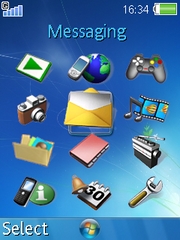 Windows 7 theme for Sony Ericsson K810 / K810i