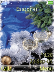 Merry Christmas theme for Sony Ericsson K800