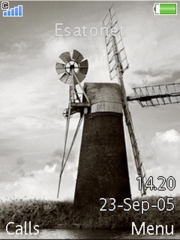 Windmill Grey K800 / K800i theme