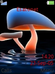 Mushroom theme for Sony Ericsson W580 / W580i