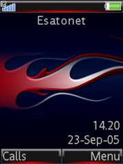 Tribal flame K810 theme