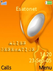 Alien K810 theme