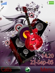 Music Me K810 theme