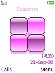 Pink and Purple K810 theme