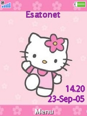 Hello Kitty pink theme for Sony Ericsson C510