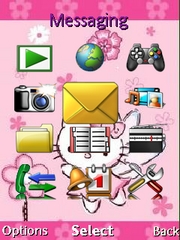 Hello Kitty pink theme for Sony Ericsson C510