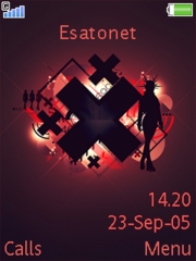 Red Cross K810 theme