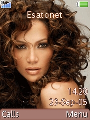 JLo theme for Sony Ericsson K800
