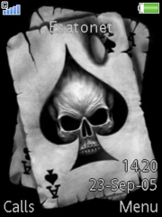 Playing cards K800 / K800i theme